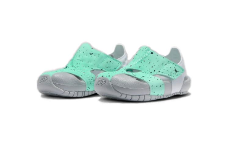 Jordan Flare Anti-Slip Wear-Resistant Low-Top Toddler Shoes Gray Green Infant And Toddler — фото 4