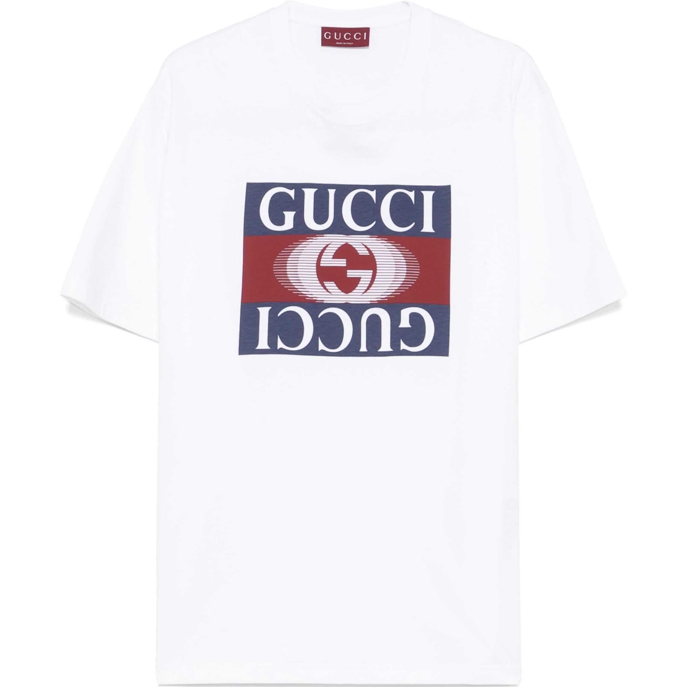 

Футболка GUCCI Interlocking-G белая