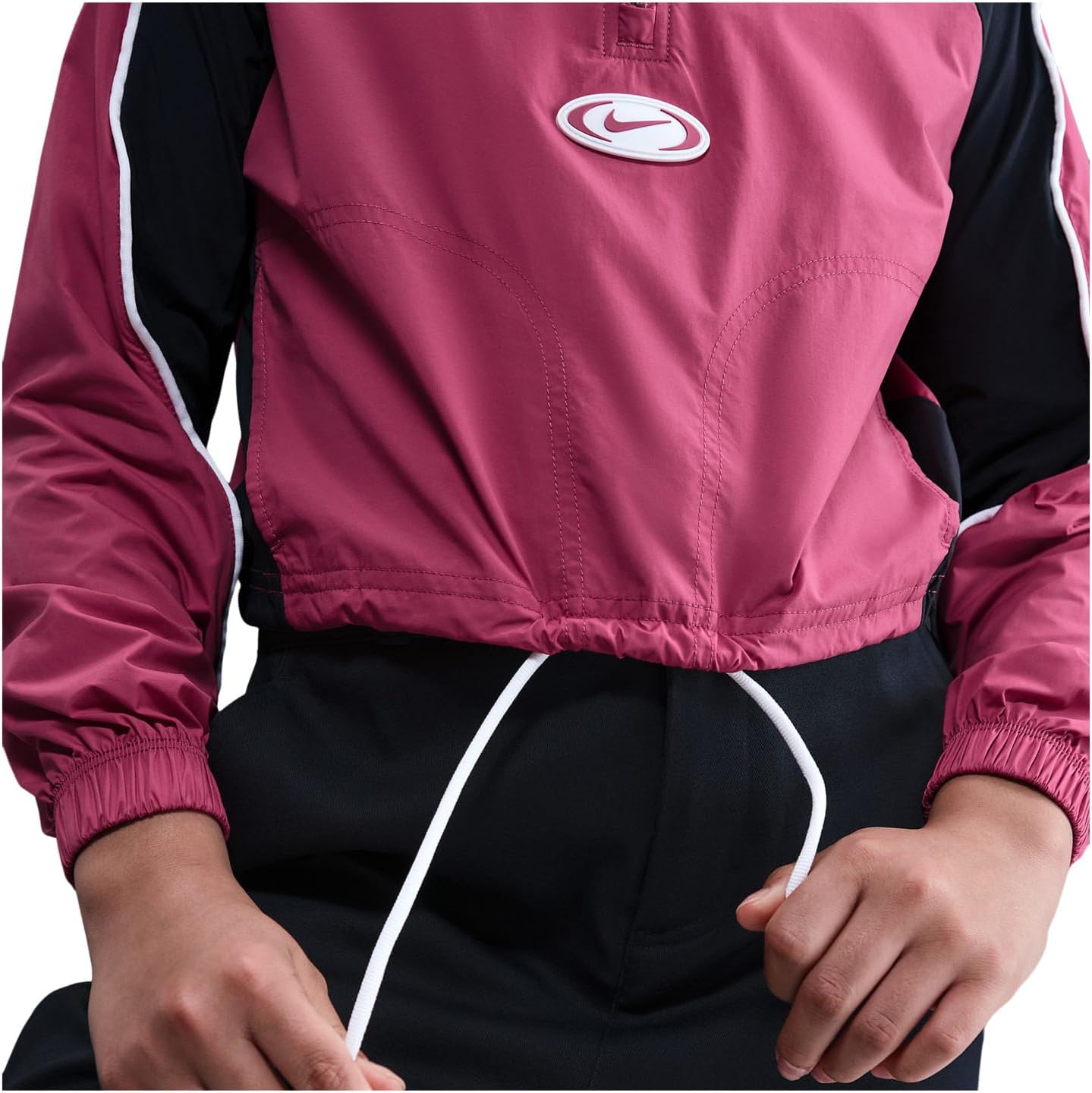 Куртка Nike Kids Sportswear Track Jacket, цвет Sweet Beet/Black/White — фото 3