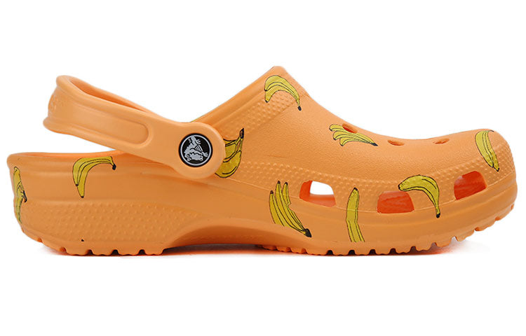 Сандалии (WMNS) Crocs Classic clog Sports sandals 'Orange', оранжевый — фото 3