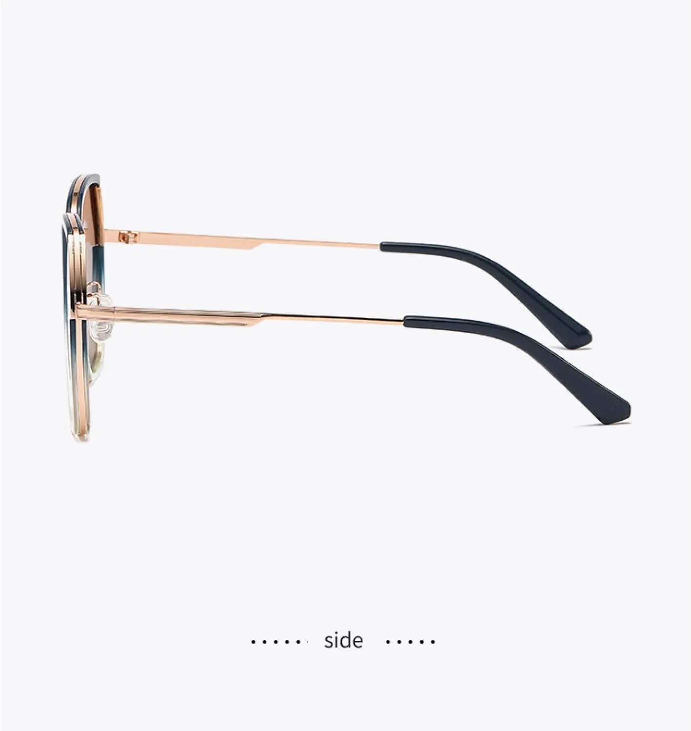 

Поляризованные солнцезащитные очки для женщин и мужчин с защитой от УФ-излучения UV400, металлическая оправа, для вождения, пляжа и вечеринок VFDHN, Black Gold Gray