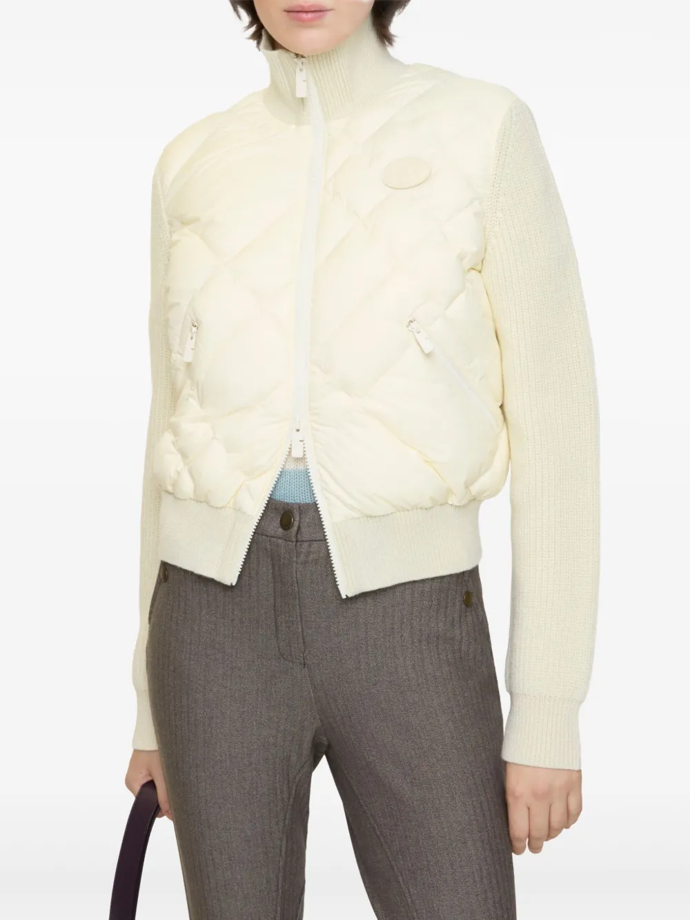 Стеганая куртка Burberry, белый — фото 2