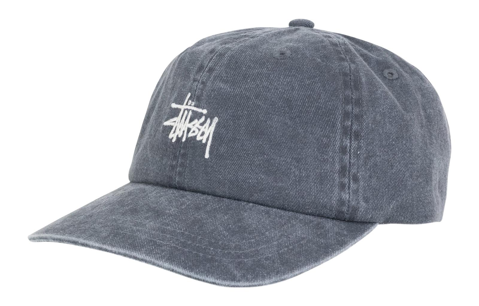 

Stussy Стираная бейсболка с низким профилем, Washed Gray