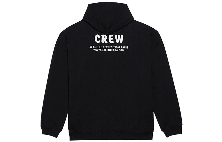 

Толстовка женская Balenciaga Crew, черный