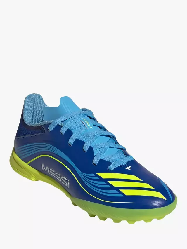Детские футбольные бутсы F50 Messi League, синие adidas — фото 2