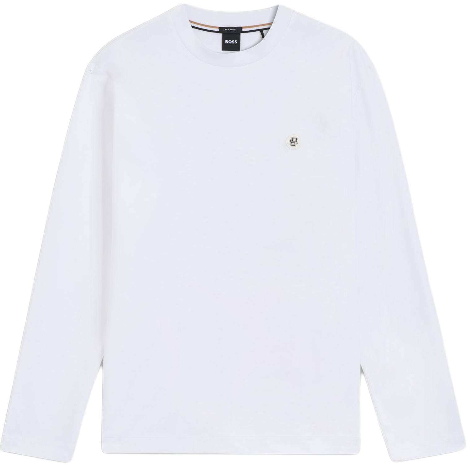 

HUGO BOSS Футболка мужская белая с круглым вырезом Moderate