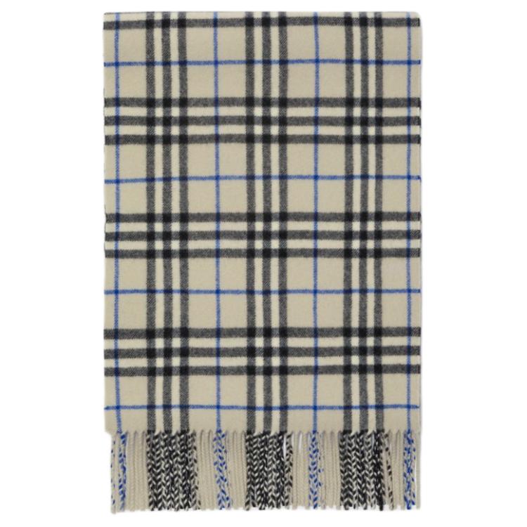 

Клетчатый шарф с бахромой Burberry