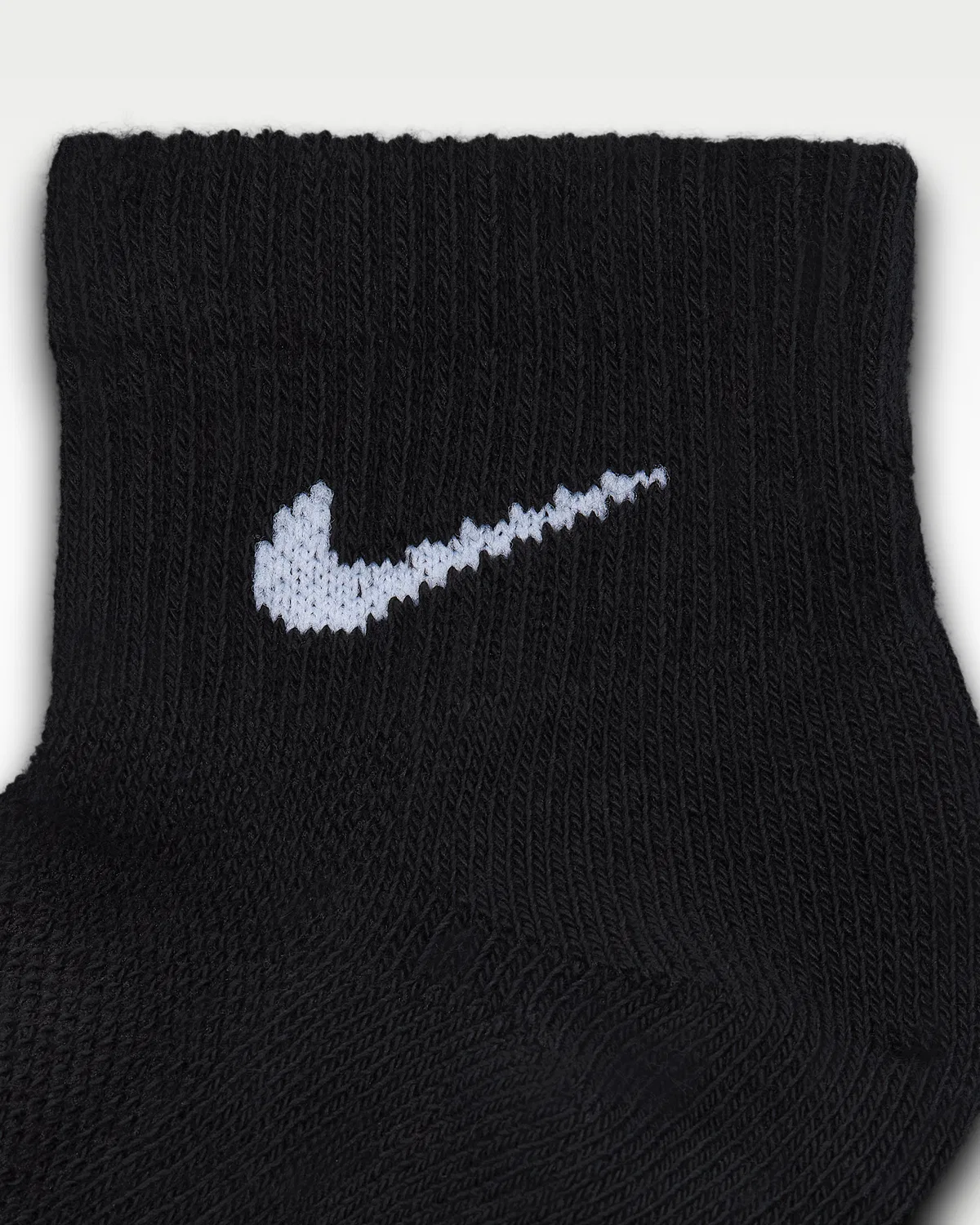 Детские носки Nike Dri-FIT Elevated Everyday (6 пар), Black/White — фото 4