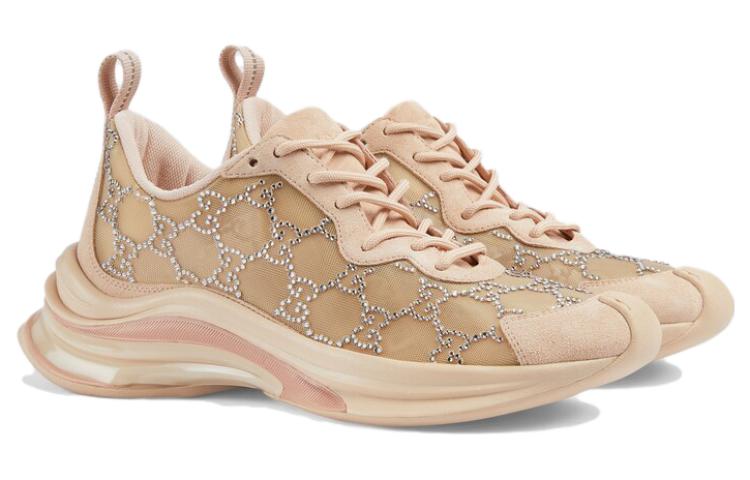 Кроссовки (WMNS) Gucci Run Sneakers 'Neutral', розовый — фото 3