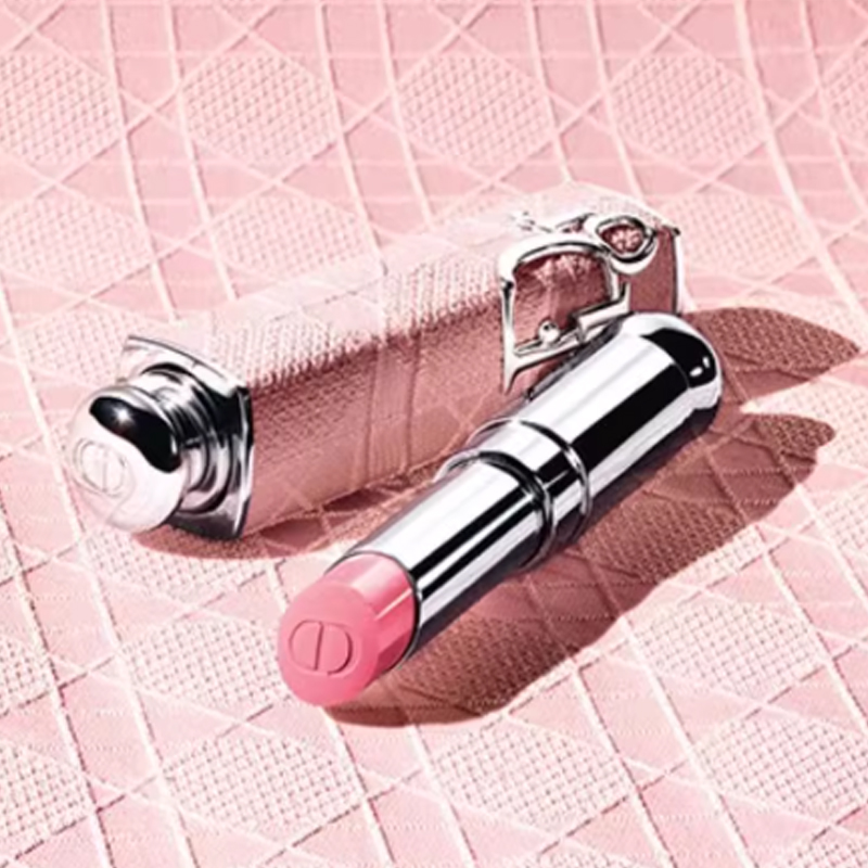 DIOR Ограниченная серия, завораживающий модный помада-блеск Soft Pink Wicker Pattern в новом цвете зеркальное покрытие, 3,2 г — фото 4