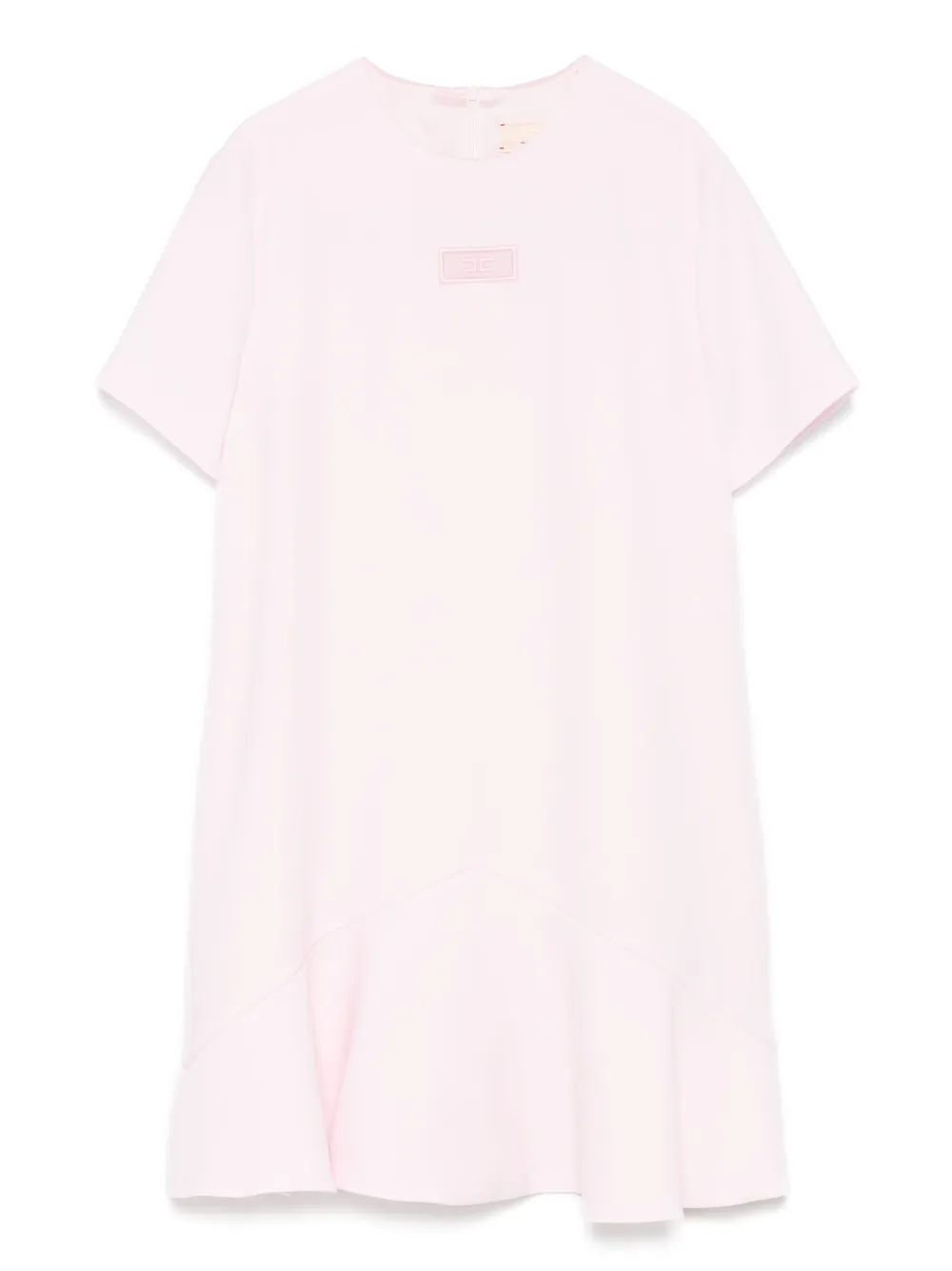 

Платье с вышитым логотипом Elisabetta Franchi La Mia Bambina, розовый
