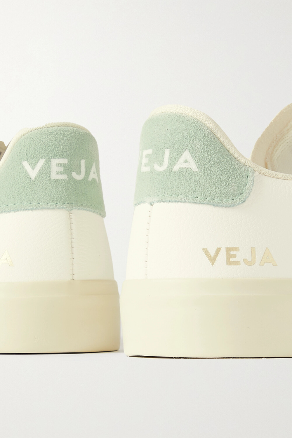VEJA + Кожаные кроссовки NET SUSTAIN Campo с замшевой отделкой, белый — фото 2