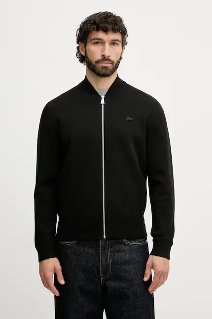Свитер разстегивающийся мужской Lacoste, черный