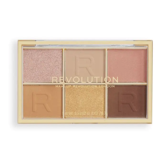 

Тени для век mini colour reloaded paleta de sombras Revolution, цвет nude about you