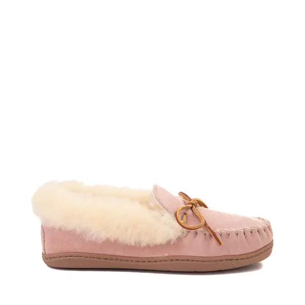 

Женские повседневные туфли из альпийской овчины Миннетонка, цвет Blush