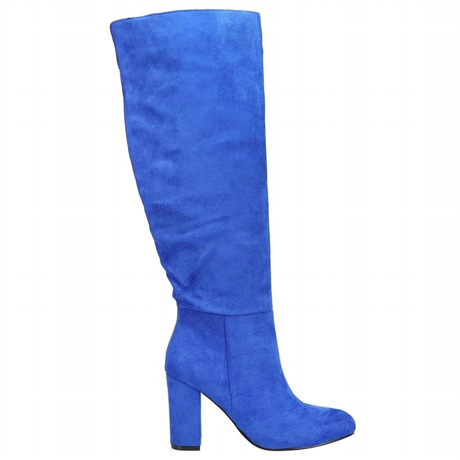 Женские сапоги Two Faced в электрическом синем Corkys Footwear — фото 2