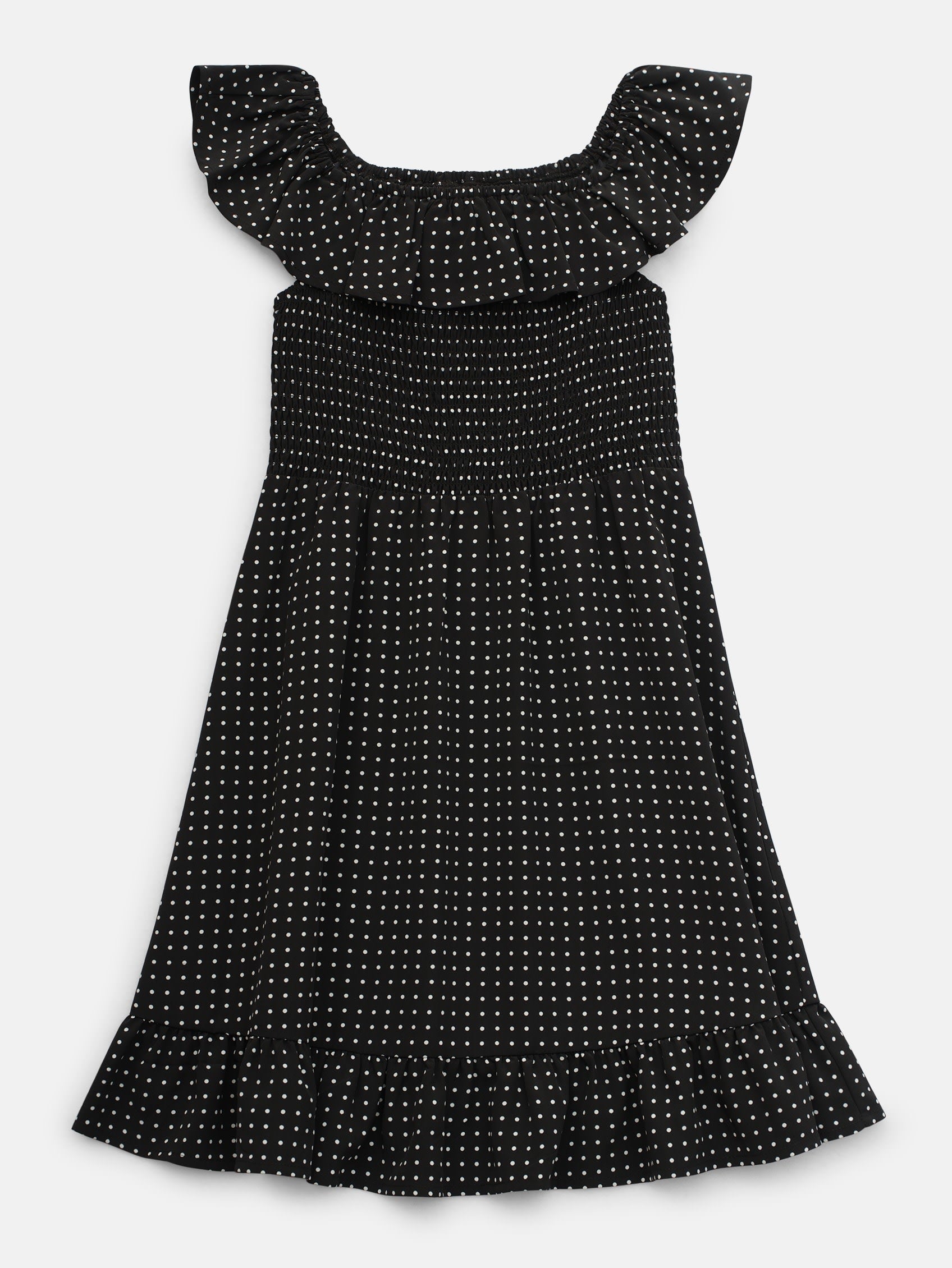

Платье Palmer в горошек (7-14) Guess Factory, цвет polka dots black combo
