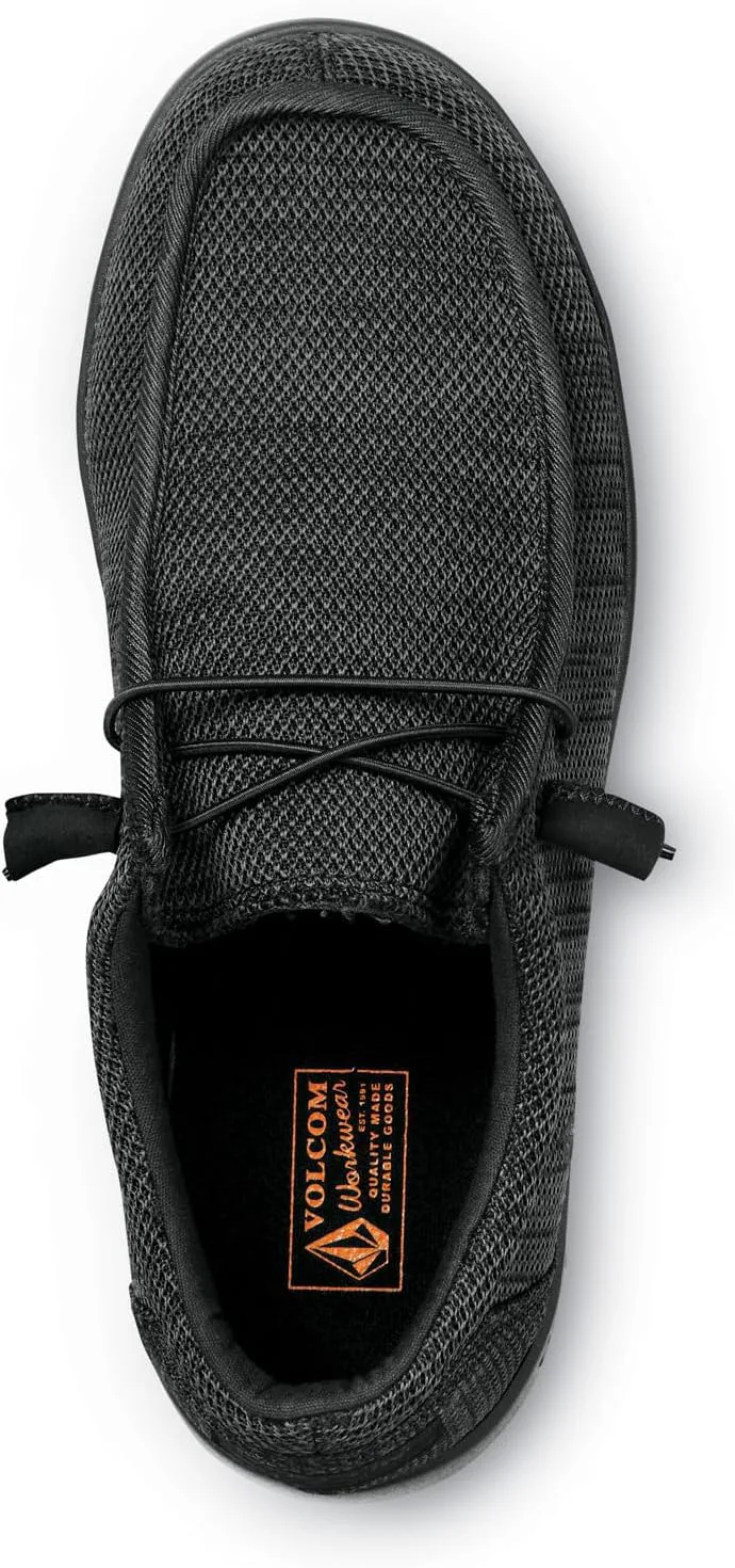 Volcom Chill, мужские, с мягким носком, EH, противоскользящие MaxTrax, повседневные рабочие оксфорды, черный — фото 4