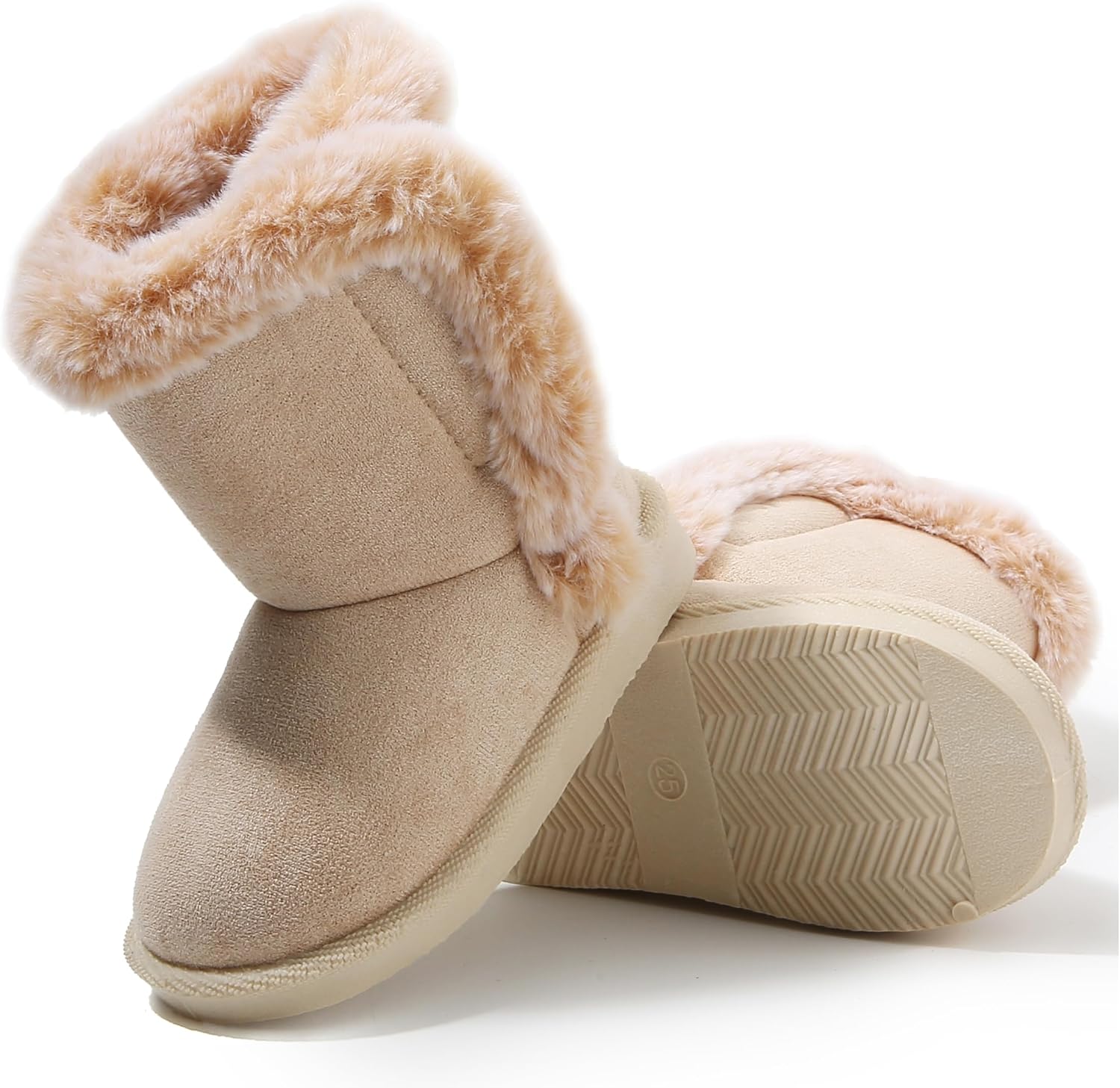 

Детские зимние сапоги Femizee для девочек и мальчиков, теплые зимние уличные снежные ботинки (для малышей/маленьких детей), 1966 Khaki