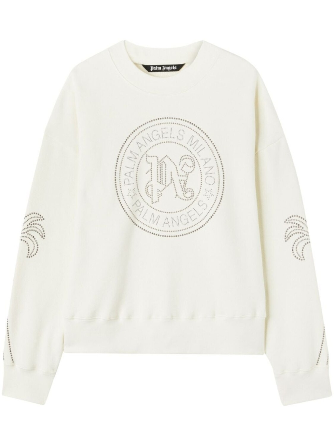 

Palm Angels толстовка Palms Milano с заклепками, белый