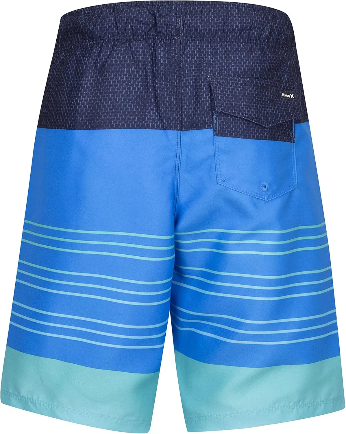 Плавки Hurley Boys' Pull on, Neptune Blue/Striped — фото 2