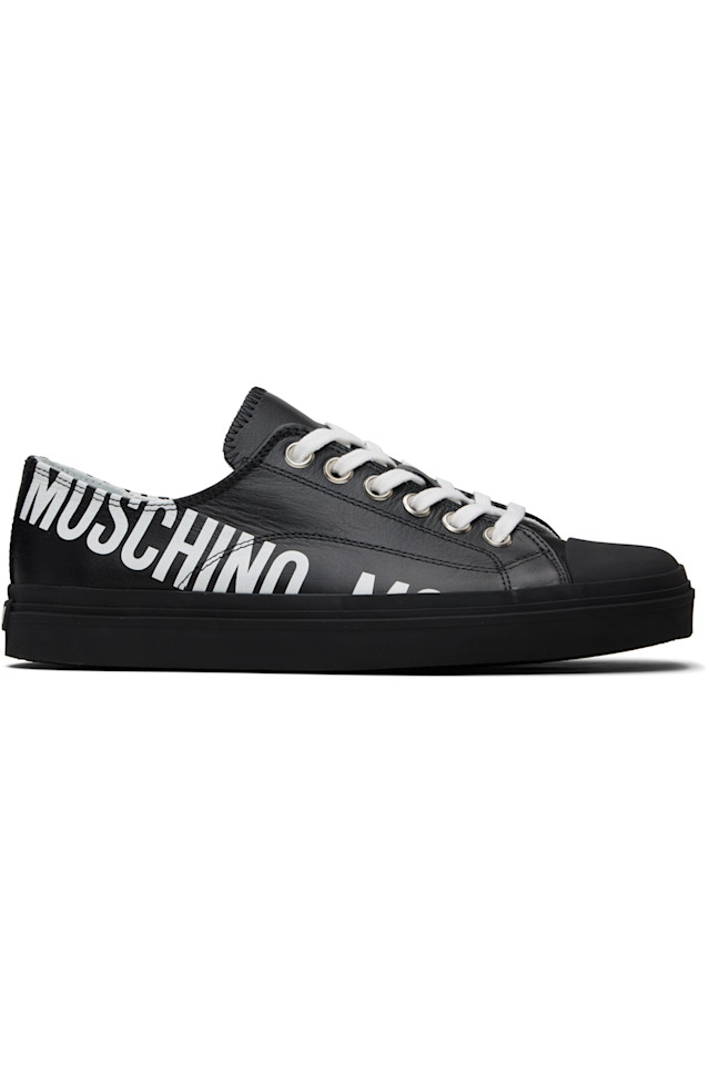 

Moschino Черные кроссовки с логотипом