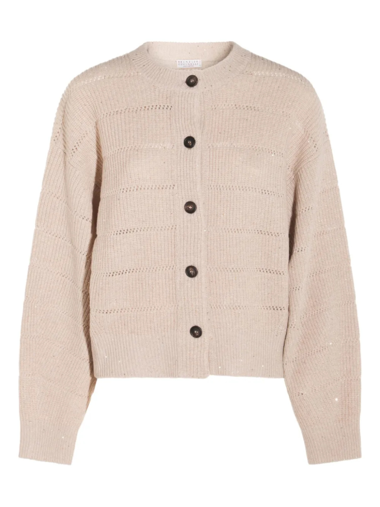 

Вязаный кардиган Brunello Cucinelli, нейтральный