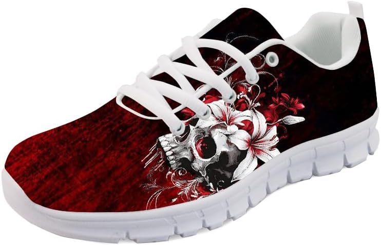 

Кроссовки Forchrinse с винтовым тай-дай принтом для мужчин и женщин, легкие модные кроссовки для бега и прогулок, Blood Skull