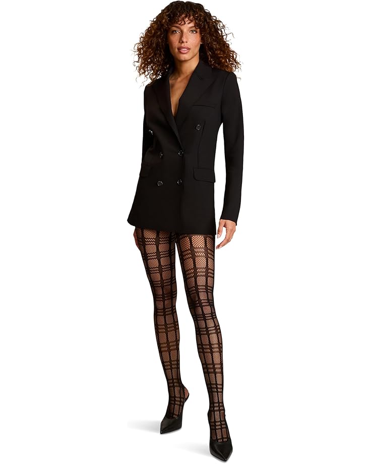 

Женские колготки Commando Plaid Net, Black