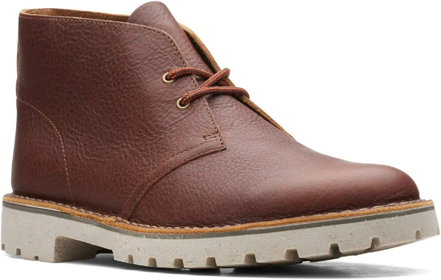 Мужские ботинки Clarks Overdale Mid Chukka, темно-коричневый