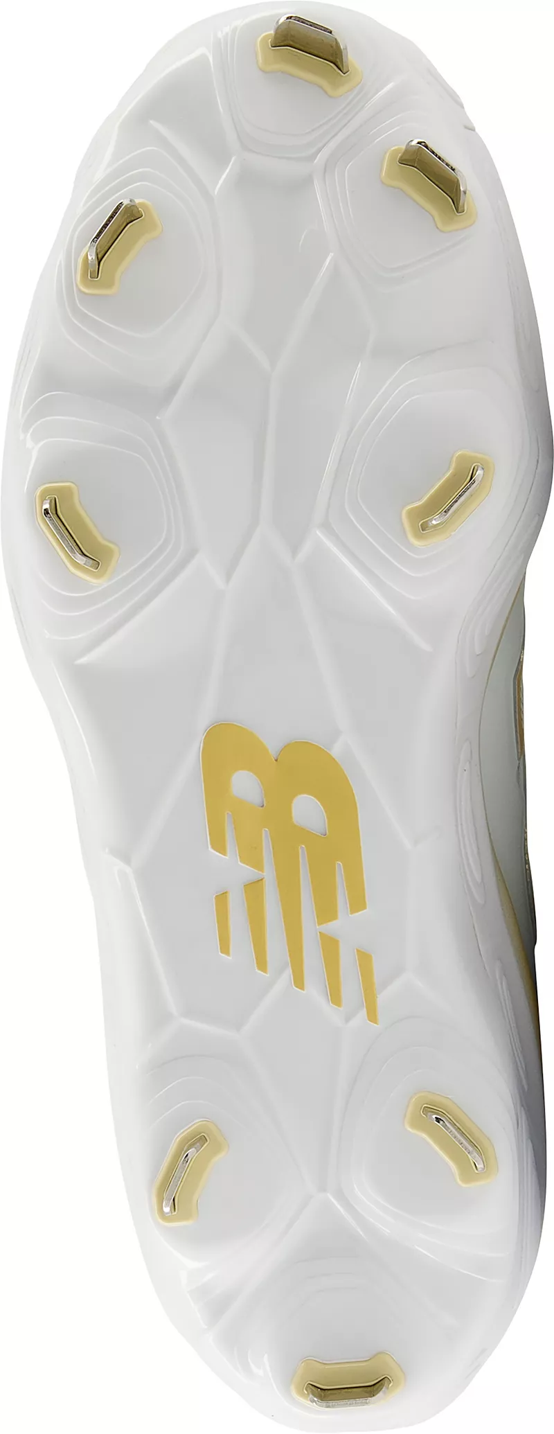 Женские бутсы для софтбола New Balance Fresh Foam X VELO v4 Metal Fastpitch, белый/золотой — фото 3