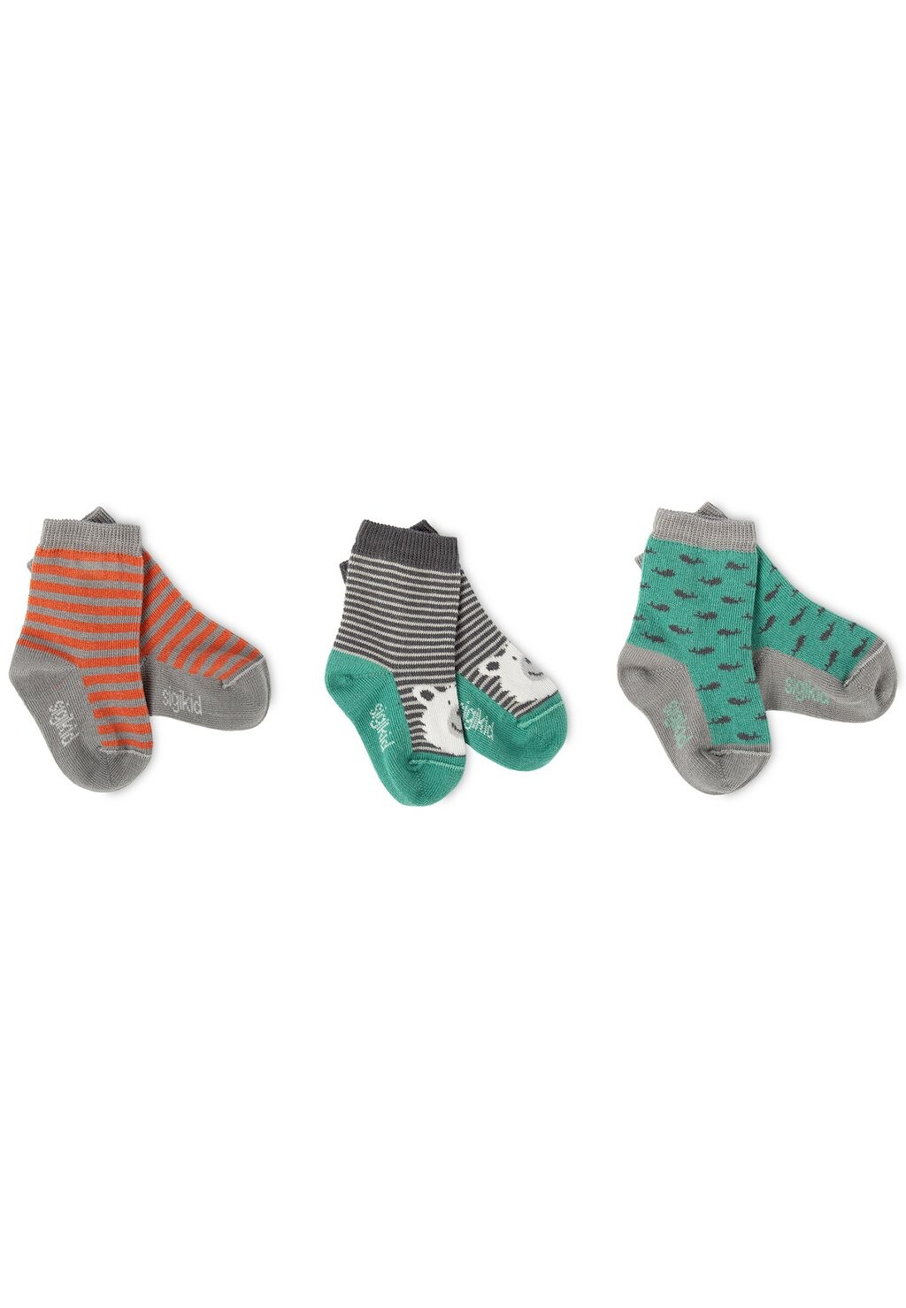 

Носки 3 PER SET sigikid, цвет blau grau