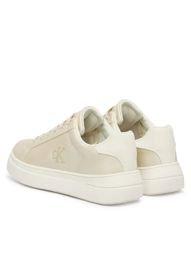 Calvin Klein Низкие кроссовки на шнуровке V3A9-83220-1688, бежевые — фото 3