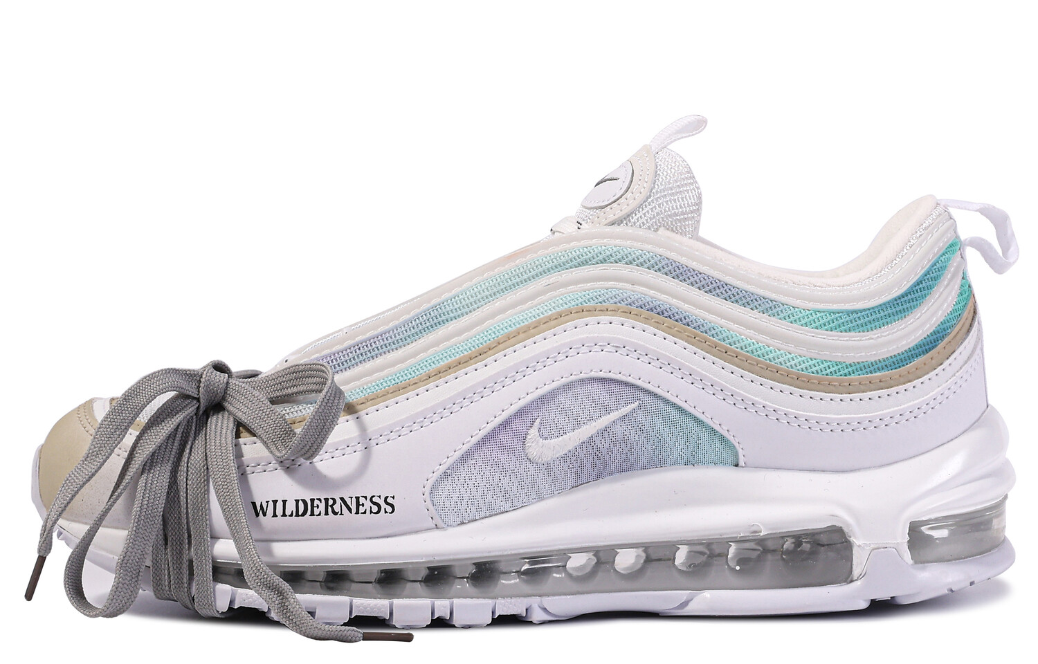 

Кроссовки Air Max 97 унисекс с низким верхом, белый/королевские синий Nike