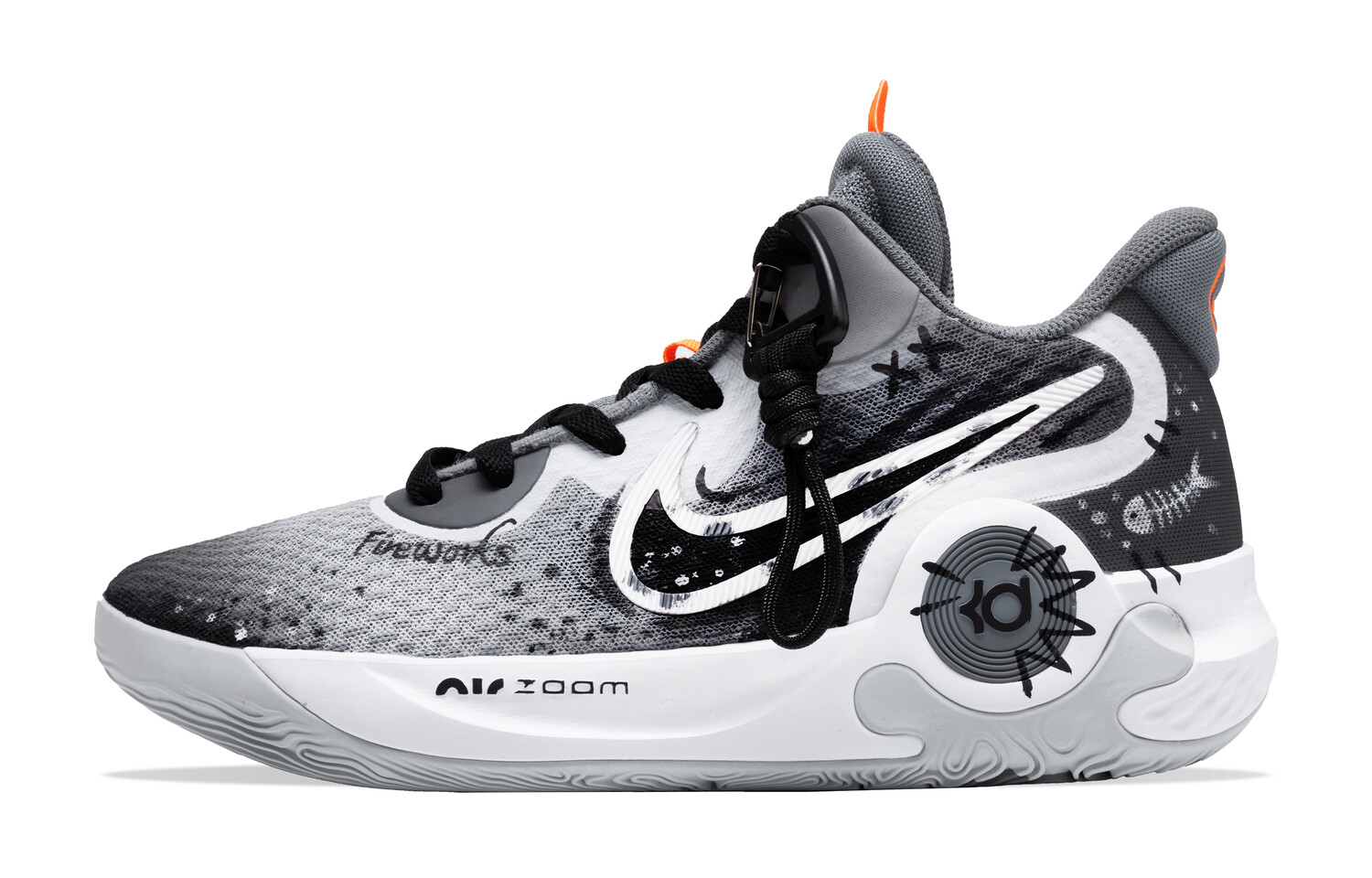 

Баскетбольные кроссовки KD Trey 5 IX Basketball Shoes Unisex Mid-Top Gray/Black/White Nike