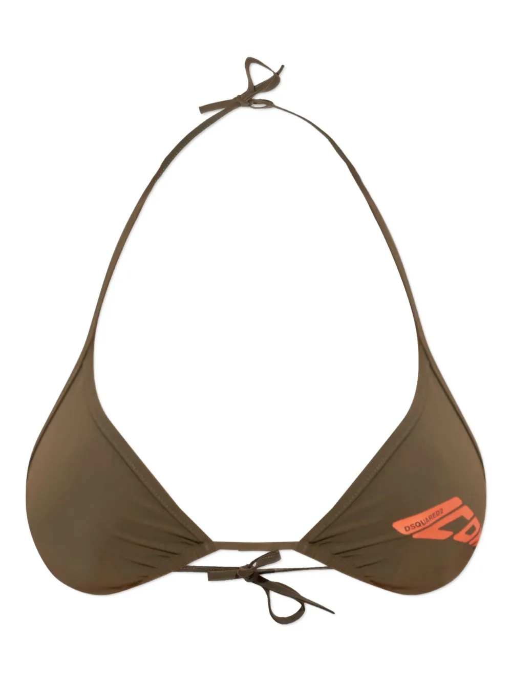 

Бикини с треугольными чашками и логотипом DSQUARED2, зеленый