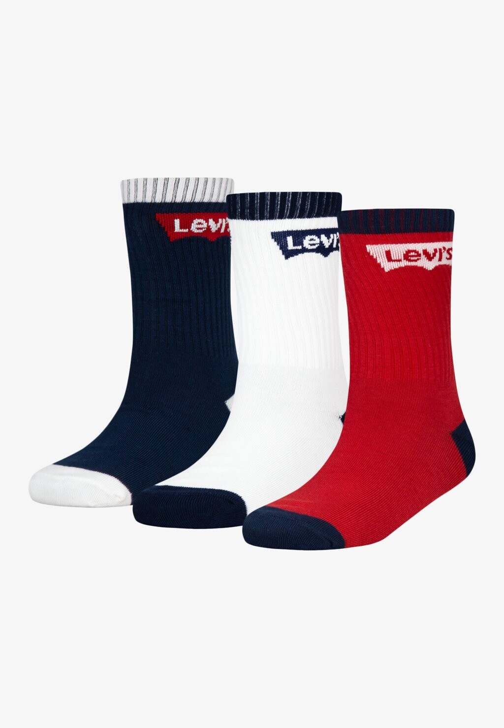 

Носки Batwing Regular Cut Unisex 3 Pack Levi's, платье синего цвета