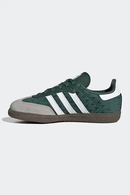 Кеды детские Samba OG Adidas Originals, зеленый — фото 4