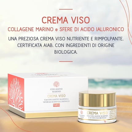 Крем для лица Optima Naturals — С морским коллагеном, антивозрастной уход — фото 2