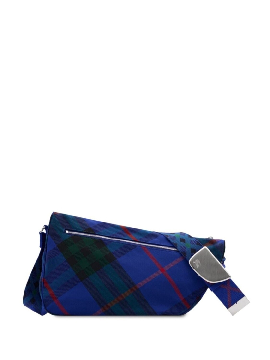 

Сумка на плечо в клетку шотландки Shield Burberry, синий