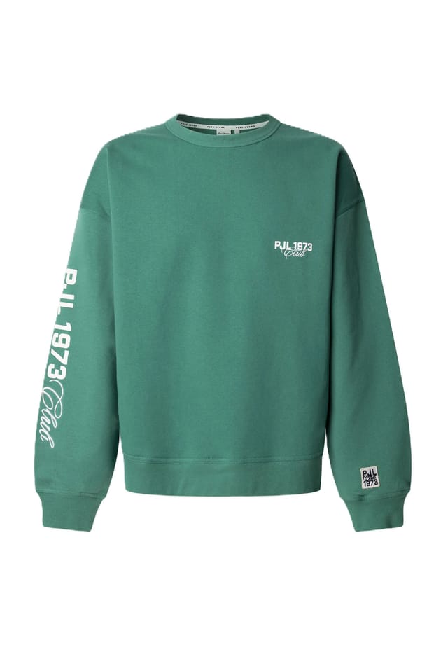 

Толстовка хлопок Pepe Jeans, цвет 643 court green