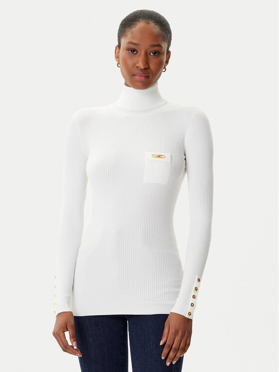 

Водолазка slim fit MK-11B-56E2-V290 Elisabetta Franchi, белый