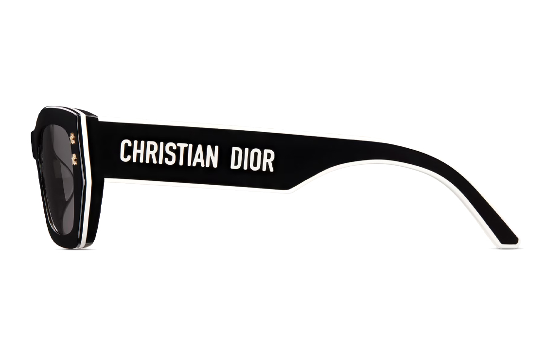 Солнцезащитные очки DIOR Pacific S2U, прямоугольные, женские, черные — фото 4