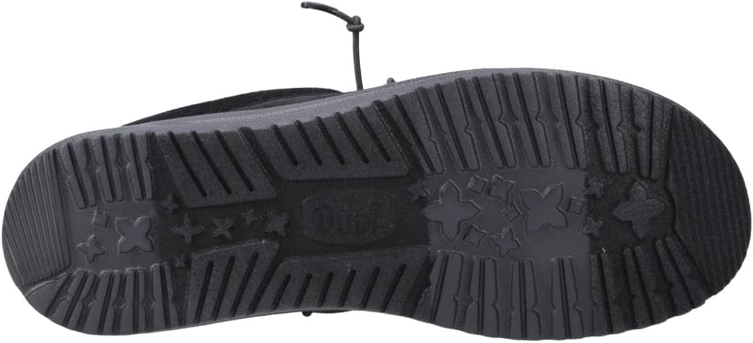 

Кроссовки HEYDUDE Unisex-Adult Wally Suede, черный