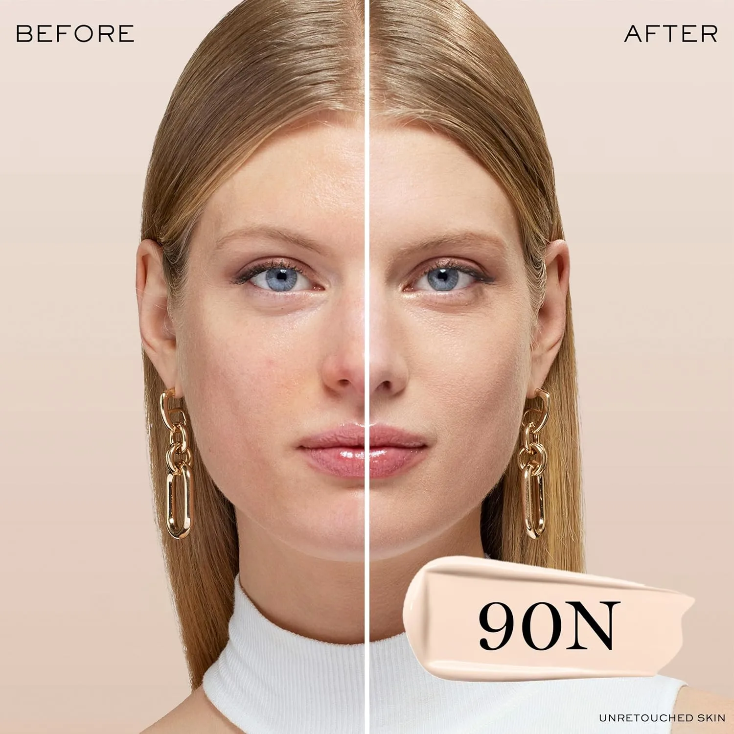 Тональная основа Lancôme Teint Idole Ultra Wear Natural Matte Foundation - стойкая, средне-плотное покрытие, естественный финиш, водостойкая и увлажняющая формула., 090N: For fair skin with neutral/pinky undertones — фото 3