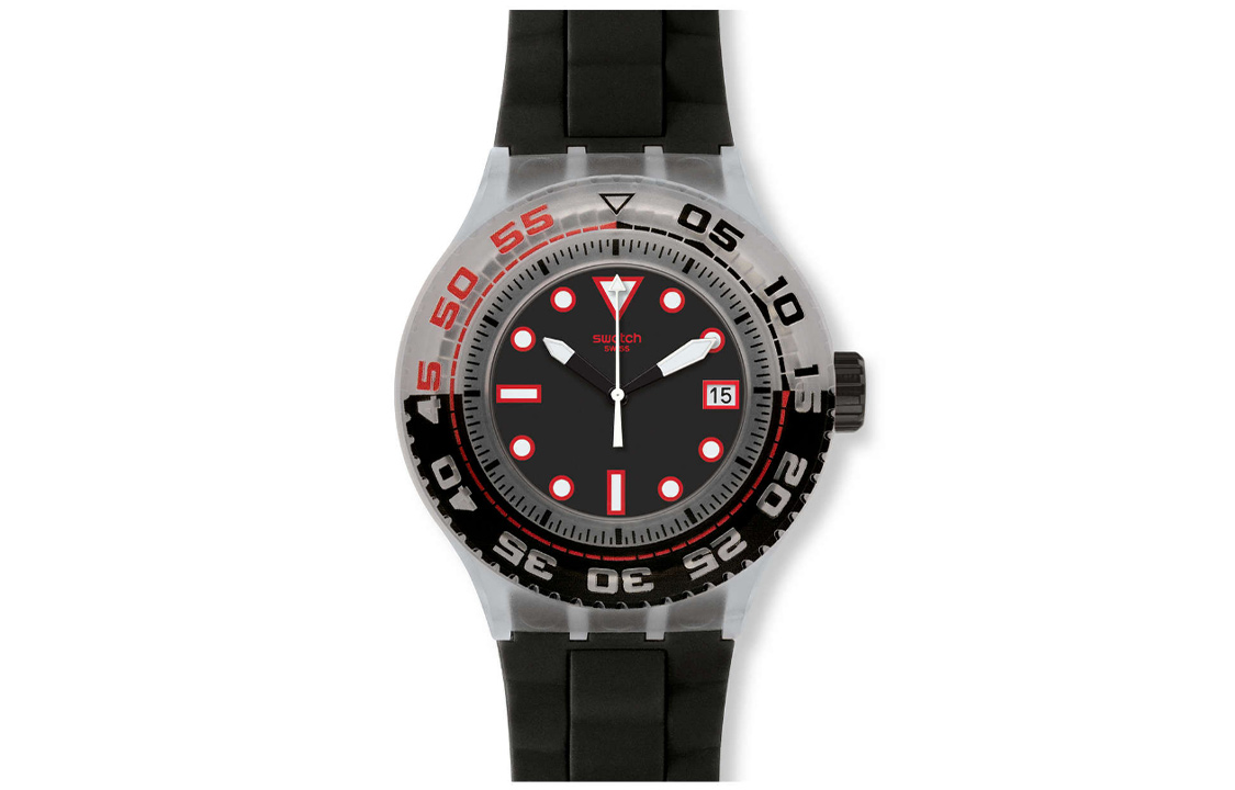 

SWATCH Часы унисекс 44 мм черные SUUK400