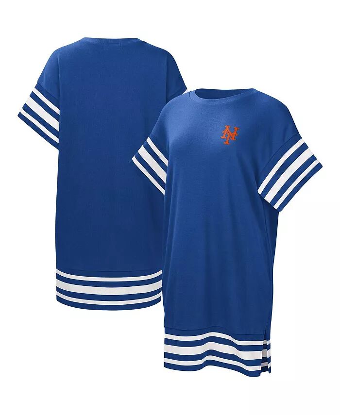

Женское платье-футболка Royal New York Mets Cascade Touch