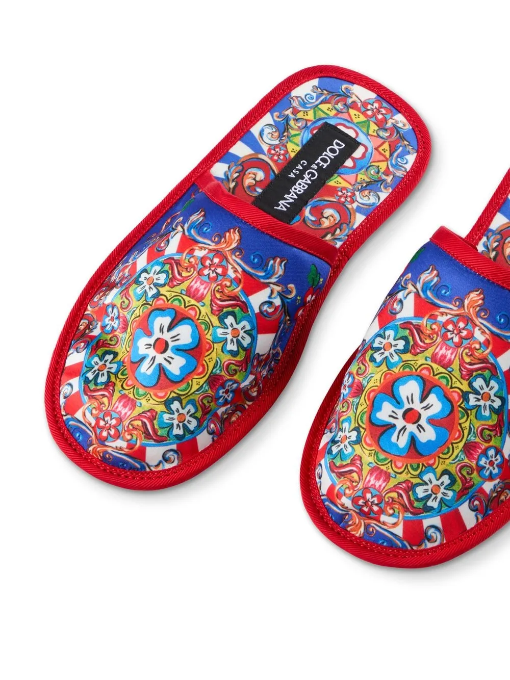 Набор из трех предметов с абстрактным принтом Dolce & Gabbana, красный — фото 2