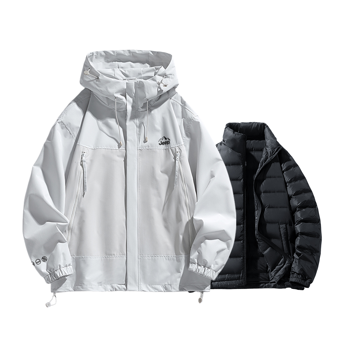 

Jeep Куртка Unisex, Ivory White (with Down Lining)