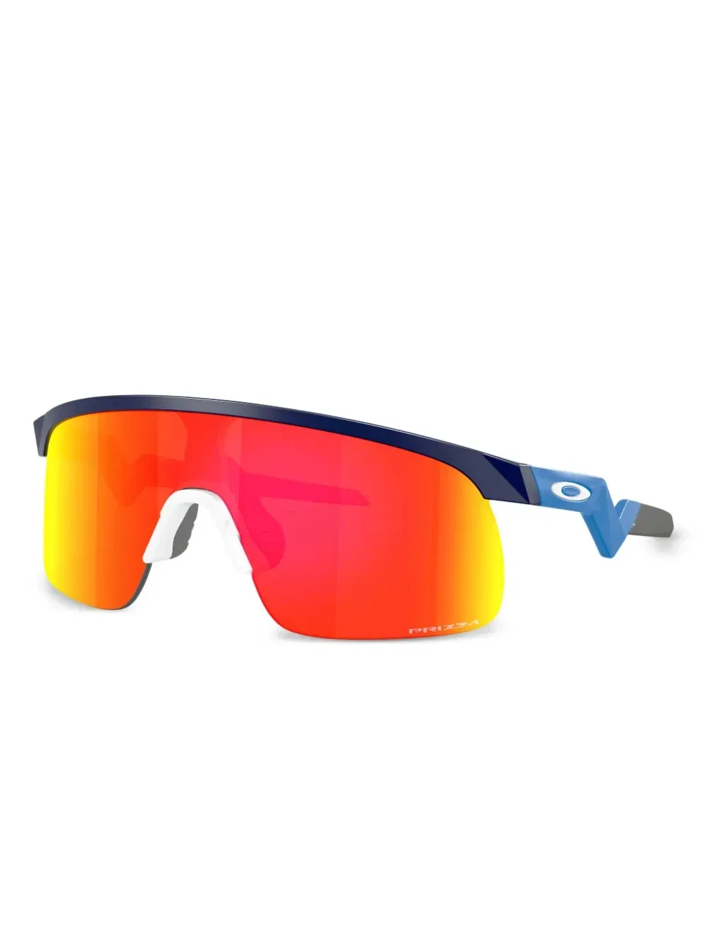Солнцезащитные очки-маска Oakley, синий — фото 2